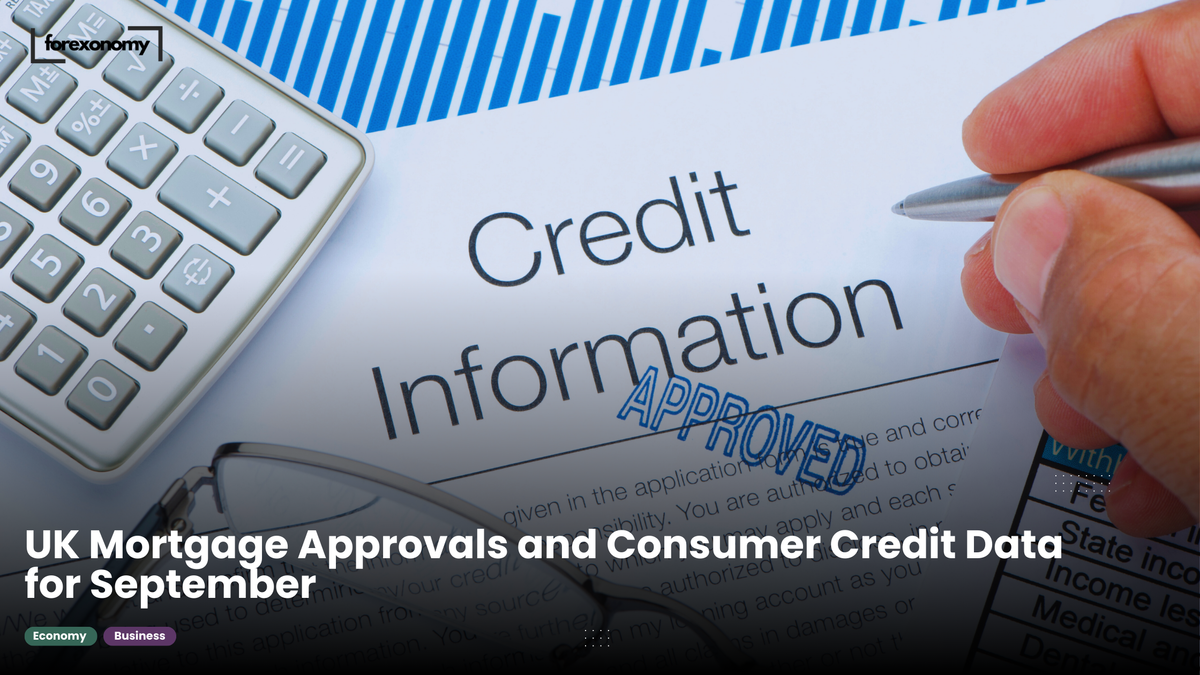 UK Mortgage Approvals and Consumer Credit Data for September