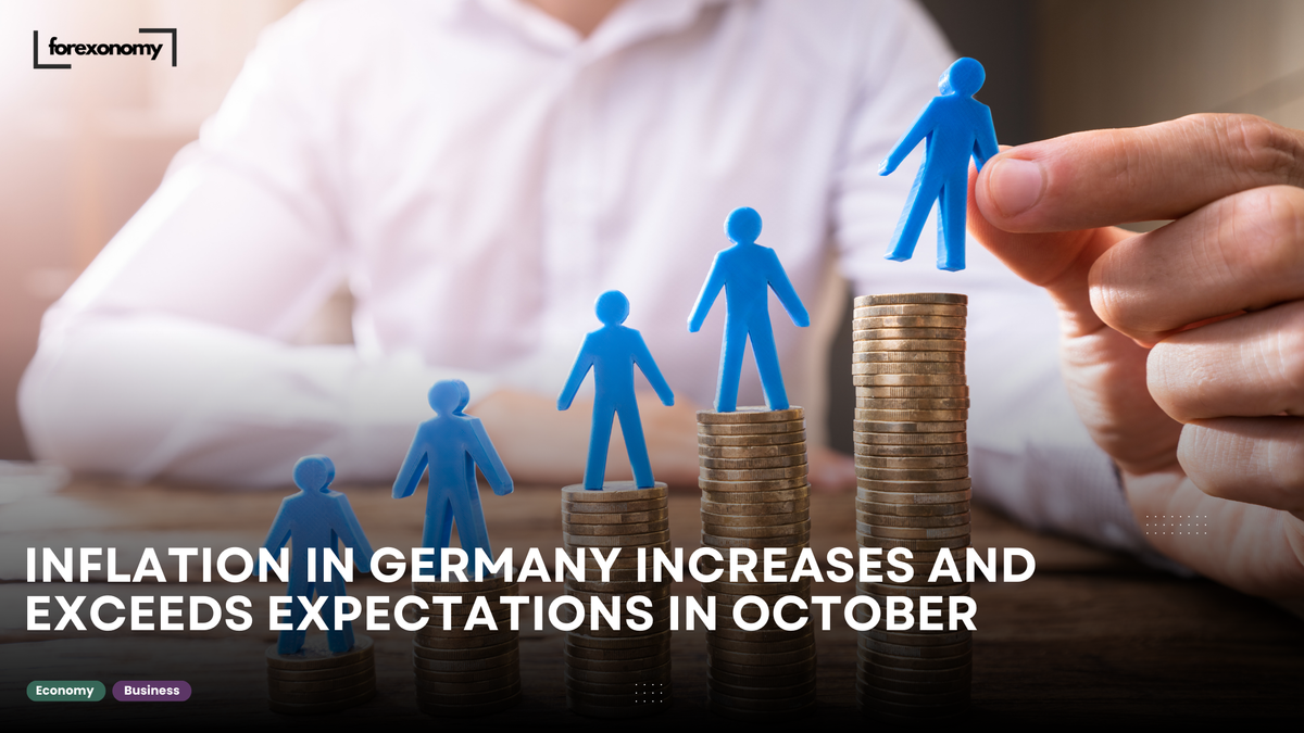 INFLATION IN GERMANY INCREASES AND EXCEEDS EXPECTATIONS IN OCTOBER