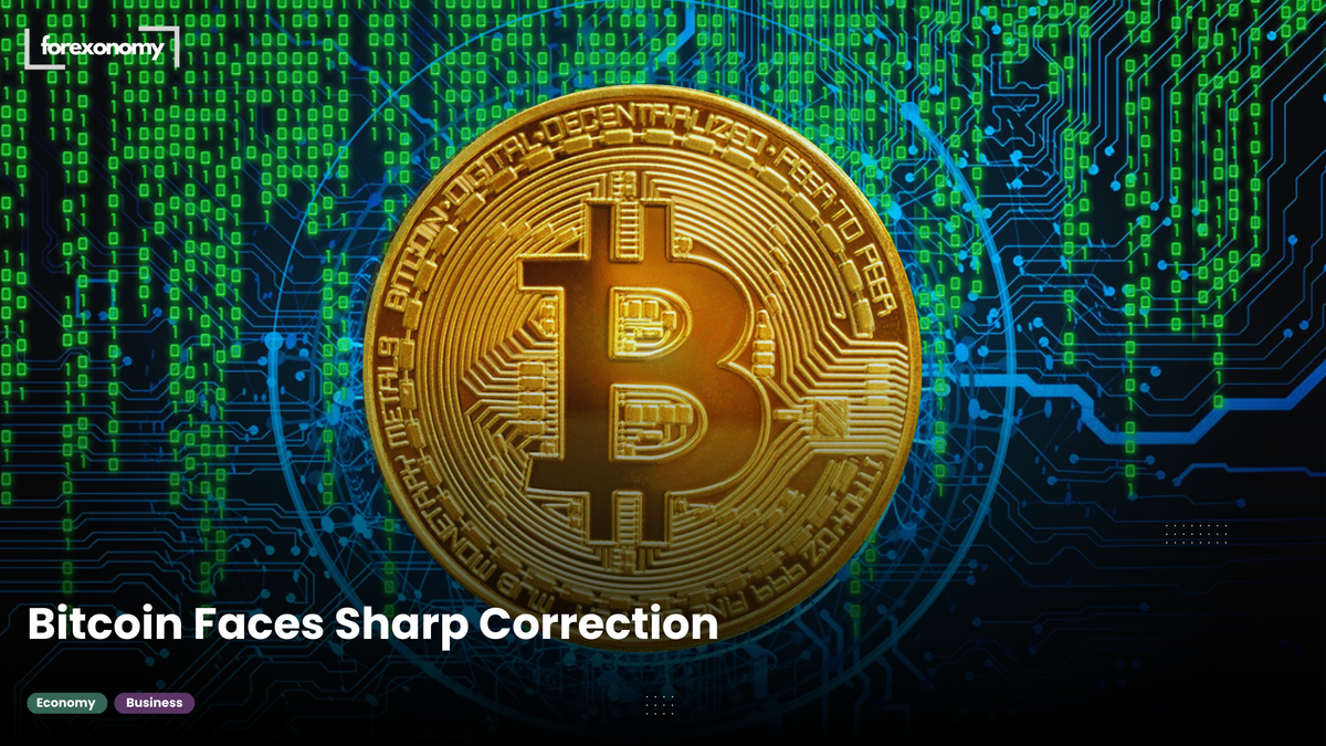 Bitcoin Faces Sharp Correction