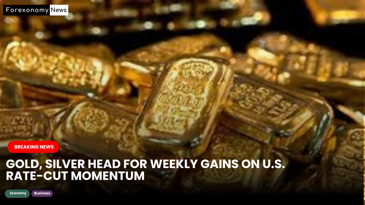 Gold, Silver Head For Weekly Gains On U.s. Rate-cut Momentum