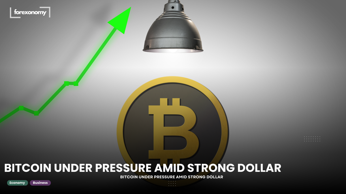 BITCOIN UNDER PRESSURE AMID STRONG DOLLAR