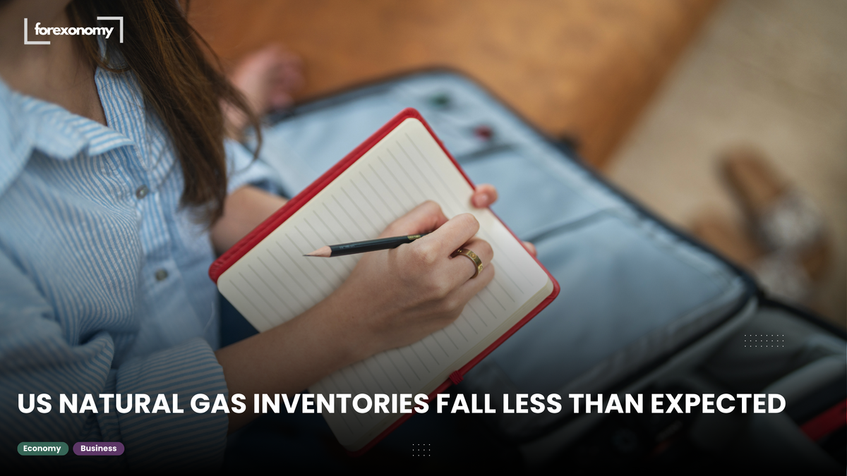 US NATURAL GAS INVENTORIES FALL LESS THAN EXPECTED