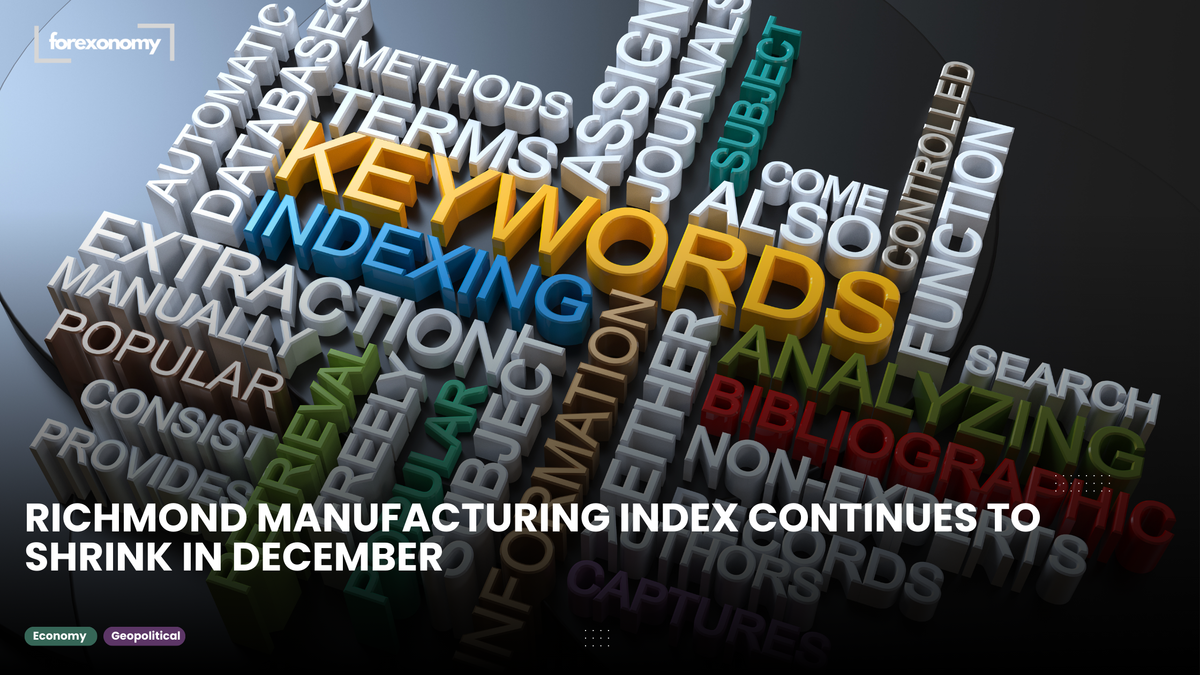 RICHMOND MANUFACTURING INDEX CONTINUES TO SHRINK IN DECEMBER