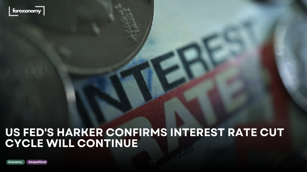 US FED'S HARKER CONFIRMS INTEREST RATE CUT CYCLE WILL CONTINUE