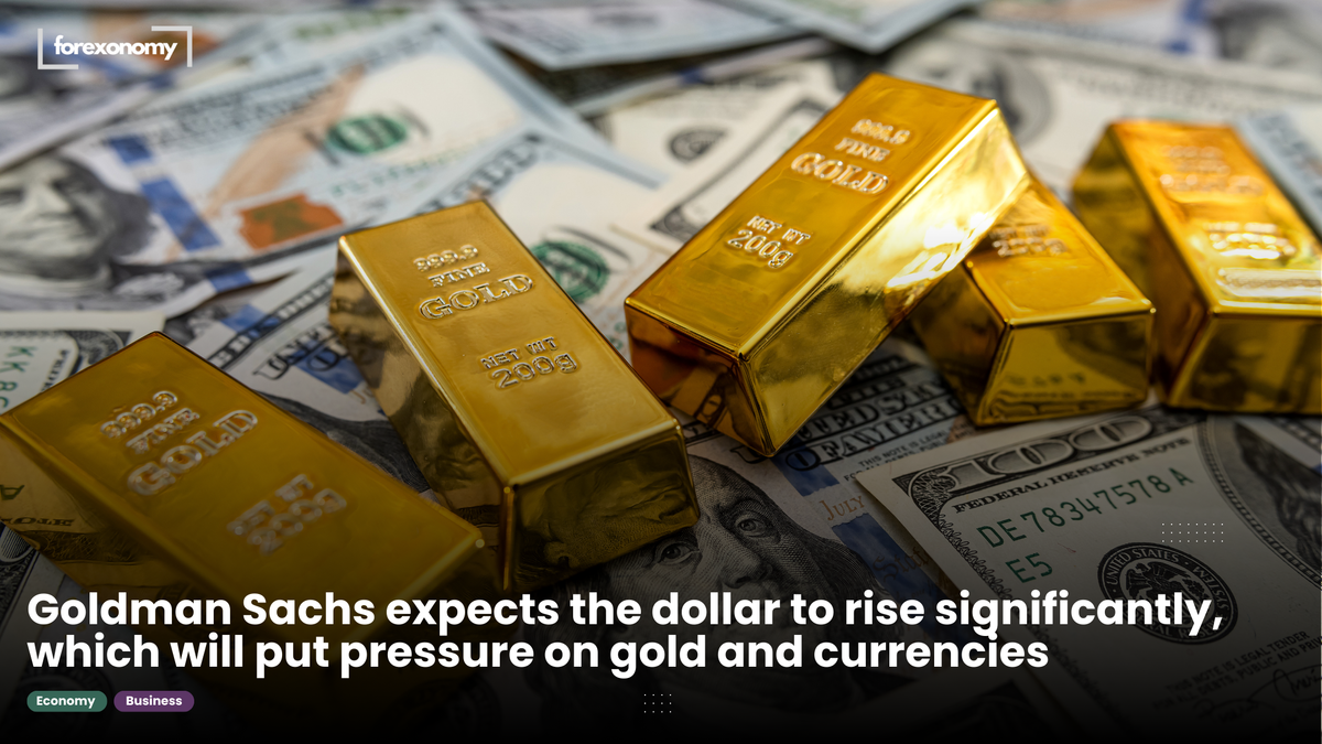 Goldman Sachs expects the dollar to rise significantly, which will put pressure on gold and currencies