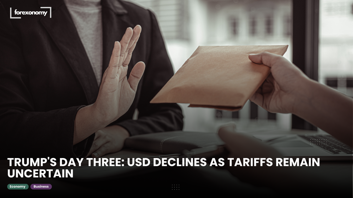 TRUMP'S DAY THREE: USD DECLINES AS TARIFFS REMAIN UNCERTAIN