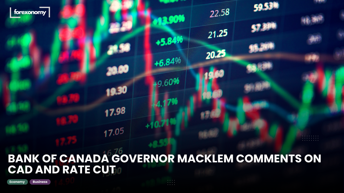 BANK OF CANADA GOVERNOR MACKLEM COMMENTS ON CAD AND RATE CUT