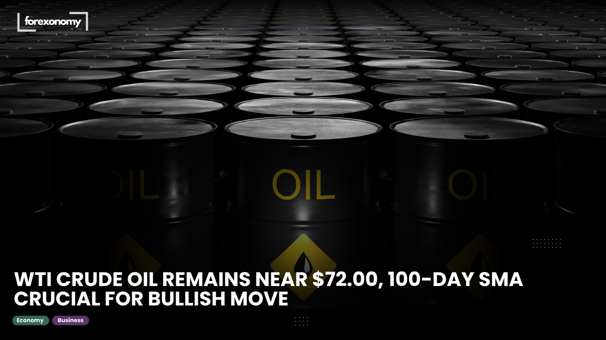 WTI CRUDE OIL REMAINS NEAR $72.00, 100-DAY SMA CRUCIAL FOR BULLISH MOVE