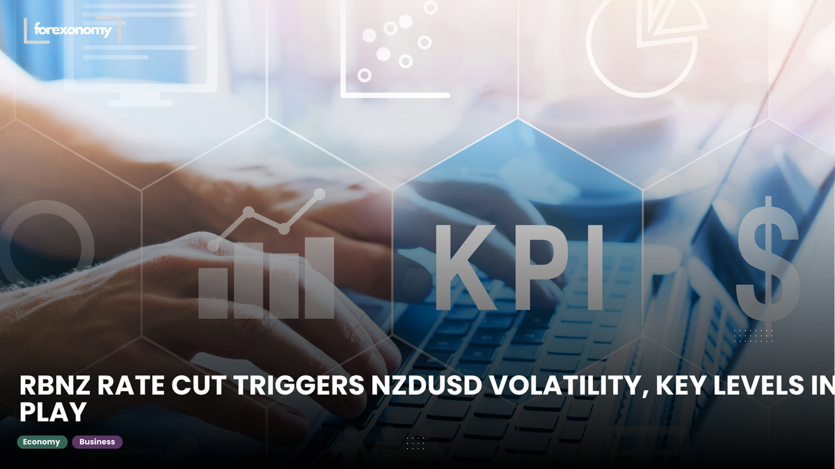 RBNZ RATE CUT TRIGGERS NZDUSD VOLATILITY, KEY LEVELS IN PLAY