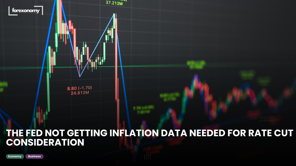 THE FED NOT GETTING INFLATION DATA NEEDED FOR RATE CUT CONSIDERATION