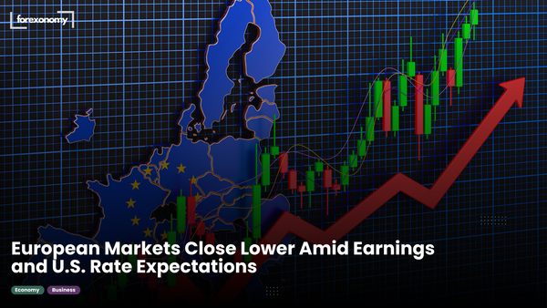 European Markets Close Lower Amid Earnings and U.S. Rate Expectations