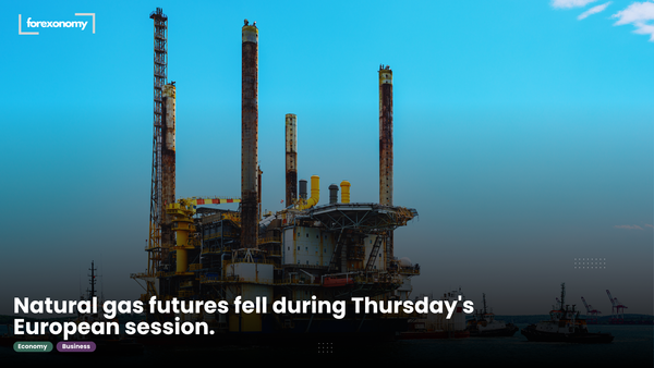 Natural gas futures fell during Thursday's European session.