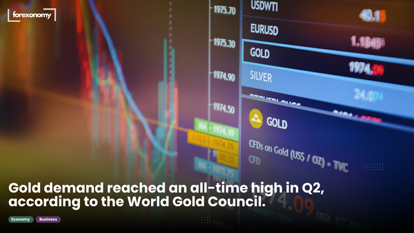 Gold demand reached an all-time high in Q2, according to the World Gold Council.