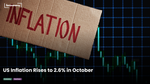 US Inflation Rises to 2.6% in October