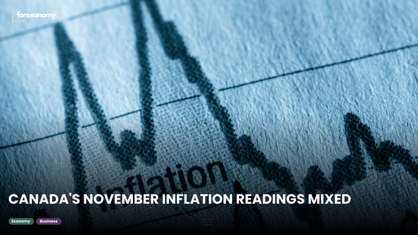 CANADA'S NOVEMBER INFLATION READINGS MIXED