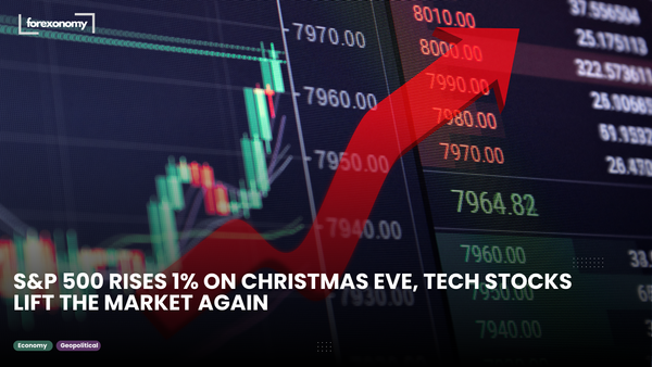 S&P 500 RISES 1% ON CHRISTMAS EVE, TECH STOCKS LIFT THE MARKET AGAIN