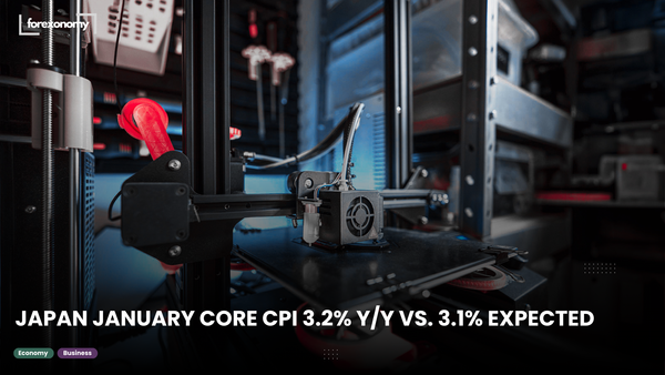 JAPAN JANUARY CORE CPI 3.2% Y/Y VS. 3.1% EXPECTED