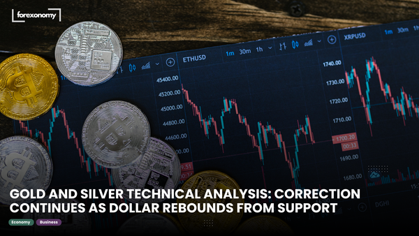 GOLD AND SILVER TECHNICAL ANALYSIS: CORRECTION CONTINUES AS DOLLAR REBOUNDS FROM SUPPORT